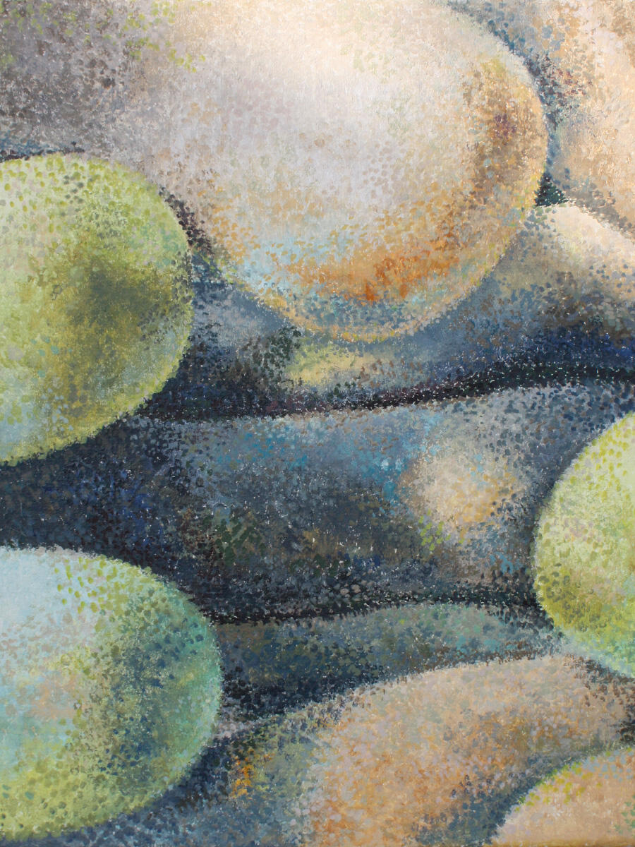 "Untitled" 2024 Gouache on canvas 8" x 10"